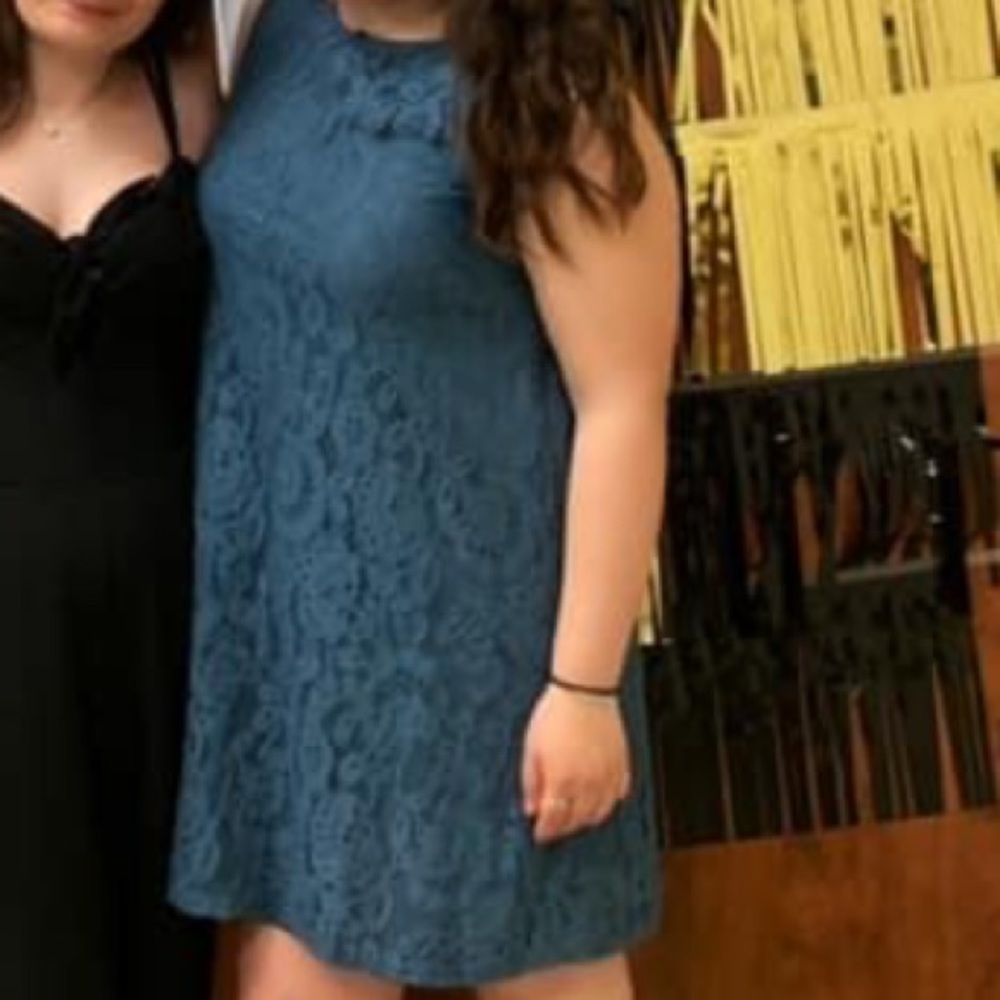 Blue Lace Dress